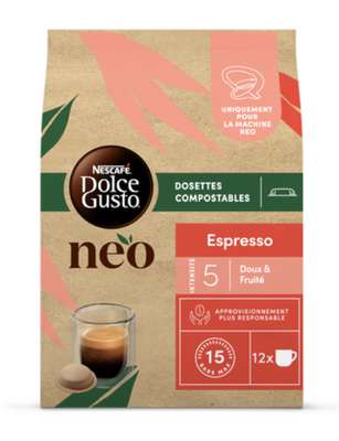 Café capsules Neo Espresso N°5, Dolce Gusto (x 12)