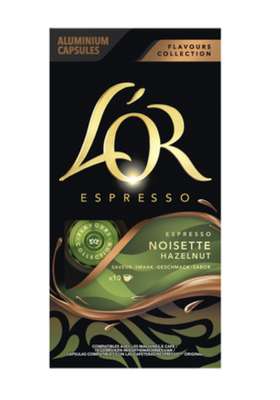 Café capsules Espresso saveur noisette, L'Or (x 10)