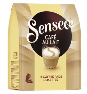 Café au lait dosette, Senseo (x 16)