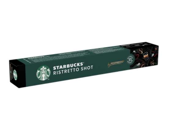 Café capsule ristretto shot, Starbucks (x 10)