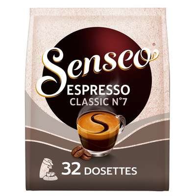 Café dosettes Espresso Classique , Senseo (x 32)