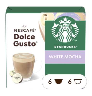 White mocha By Starbucks, Nescafé Dolce Gusto (x 12 capsules)