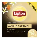 Thé noir Vanille et caramel, Lipton (x 20 sachets)