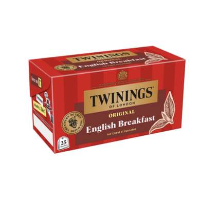 Thé english breakfast, Twinings (x 25 sachets)
