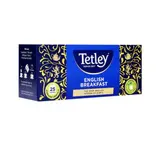 Thé noir English Breakfast "tir press", Tetley (25 sachets)