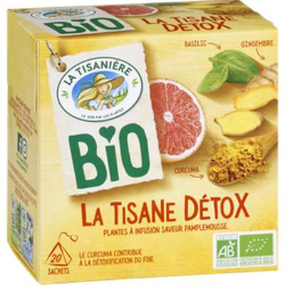 La Tisane Detox Bio, La Tisanière (x 20)