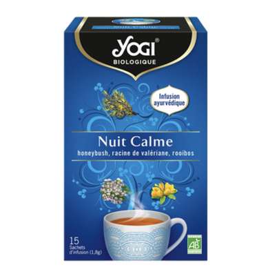 Infusion Nuit Calme BIO, Yogi (x 15 sachets)