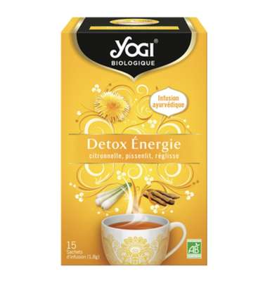 Infusion Detox Energie BIO, Yogi (x 15 sachets)