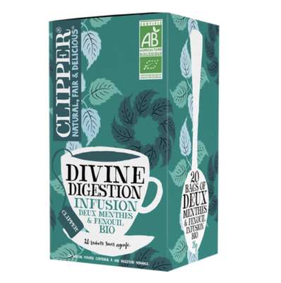 Infusion menthe et fenouil BIO, Clipper (38 g)