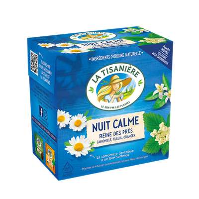 Infusion nuit calme, La Tisanière (x 20 sachets)
