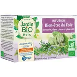 Infusion bien-être foie BIO,  Jardin Bio (20 sachets)