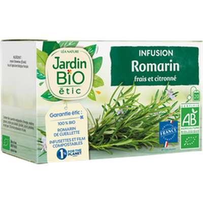 Infusion Romarin bio,  Jardin Bio (20 sachets)
