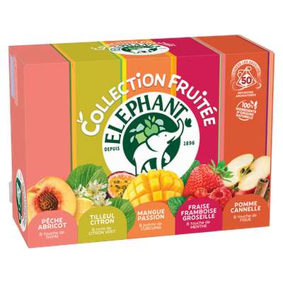 Coffret découverte infusions parfumées, Elephant (x 50 sachets)