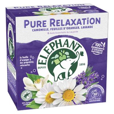 Infusion pure relaxation, Eléphant (x 20 sachets)