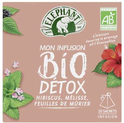 Infusion détox BIO, Elephant (x 20)