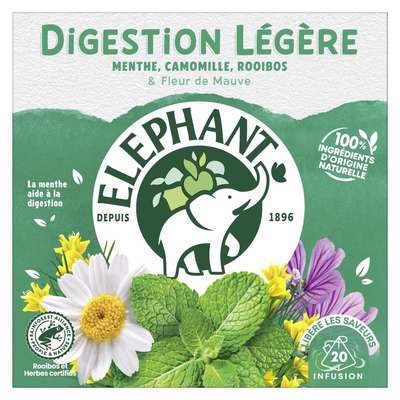 Infusion digestion légère, Éléphant (20 sachets)
