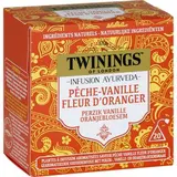 Infusion ayurveda vanille pêche fleur d'oranger, Twinings (x 20 sachets)