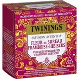 Infusion ayurveda sureau framboise hibiscus, Twinings (x 20 sachets)