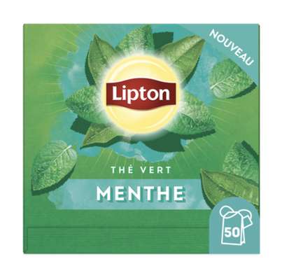 Thé vert menthe, Lipton (x 50 sachets)