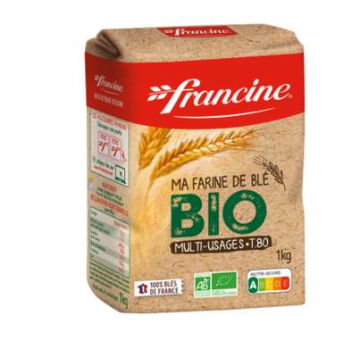 Farine de blé bio T80 , Francine (1kg)