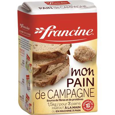 Préparation pour pain de campagne, Francine (1,5 kg)