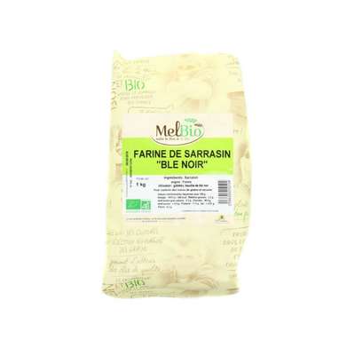 Farine de sarrasin (blé noir) BIO, Melbio (1 kg)