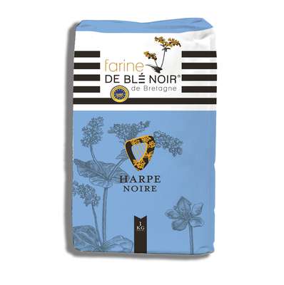Farine de blé noir IGP Bretagne, Harpe Noire (1 Kg)