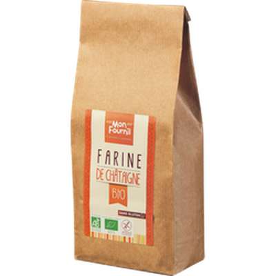 Farine de châtaigne sans gluten BIO, Mon Fournil (350 g)