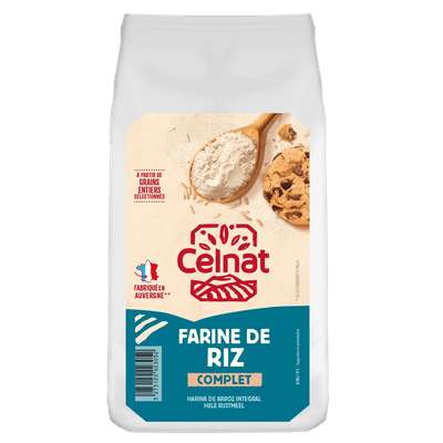 Farine de riz complet BIO, Celnat (1 kg)