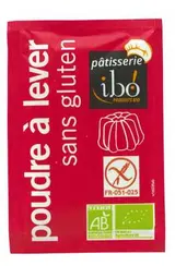 Poudre à lever sans gluten BIO, Ibo (8 x 10 g)