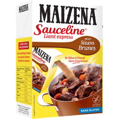Préparation culinaire Sauceline pour sauce brunes sans gluten, Maizena (250 g)