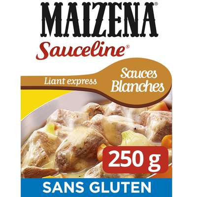 Préparation culinaire Sauceline pour sauce blanches sans gluten, Maizena (250 g)