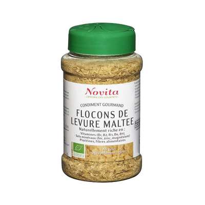 Flocons de levure maltée BIO, Novita (150 g)