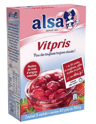 Gélifiant pour confitures VITPRIS, Alsa (188 g)