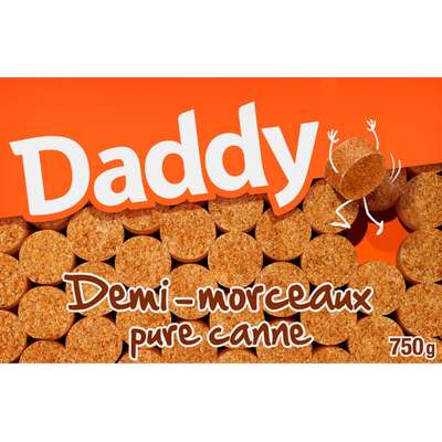 Sucres demi rond pure canne, Daddy (750 g)