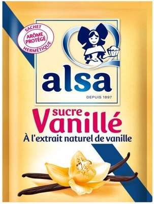 Sucre vanillé, Alsa (x 12 sachets, 90 g)