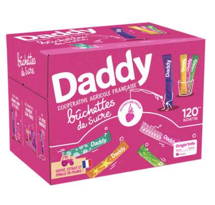 Boite de Buchettes de sucre, Daddy  (480 g)