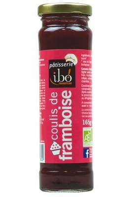 Coulis de framboise BIO, Ibo (165 g)