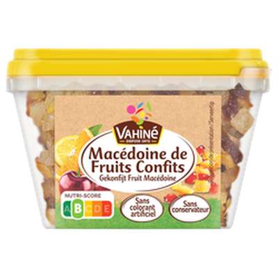 Macédoine de fruits confits, Vahiné (150 g)