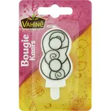 Bougie d'anniversaire chiffre n°8, Vahiné (x 1)