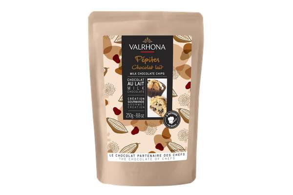 Pépites de chocolat au lait, Valrhona (250 g)