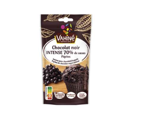 Pépites chocolat noir intense 70% cacao, Vahiné (100 g)