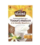 Ferments lactiques pour yaourt maison vanille, Vahine (4 x 5g)