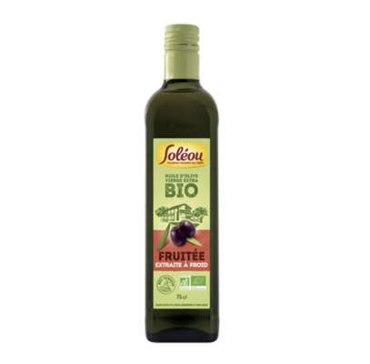 Huile d'olive vierge extra Fruttato BIO, Soleou (75 cl)
