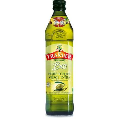 Huile d'olive vierge extra BIO, Tramier (75 cl)