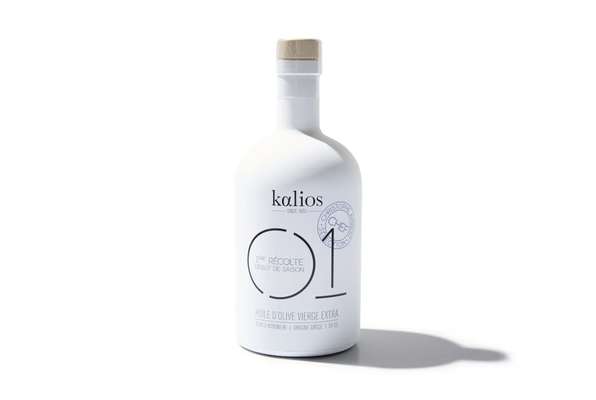 Huile d'olive 01 Caractère Chef Christophe Aribert, Kalios (50 cl)