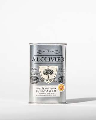 Huile d'olive vierge Extra des Baux de Provence AOP, A L'Olivier (25 cl)