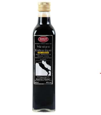 Vinaigre balsamique sans colorant IGP Modène, Martin Pouret (50 cl)