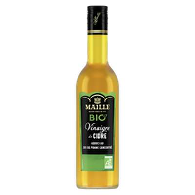 Vinaigre de cidre adouci au jus de pomme concentré BIO, Maille (500 ml)