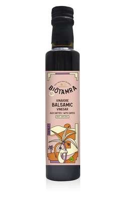 Vinaigre balsamique aux dattes BIO, Biotamra (250 ml)